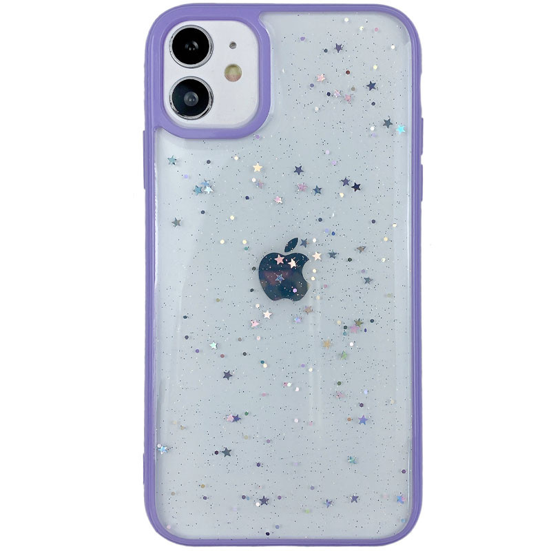 

TPU+PC чехол Shiny Stars для Apple iPhone 12 mini (5.4"), Сиреневый