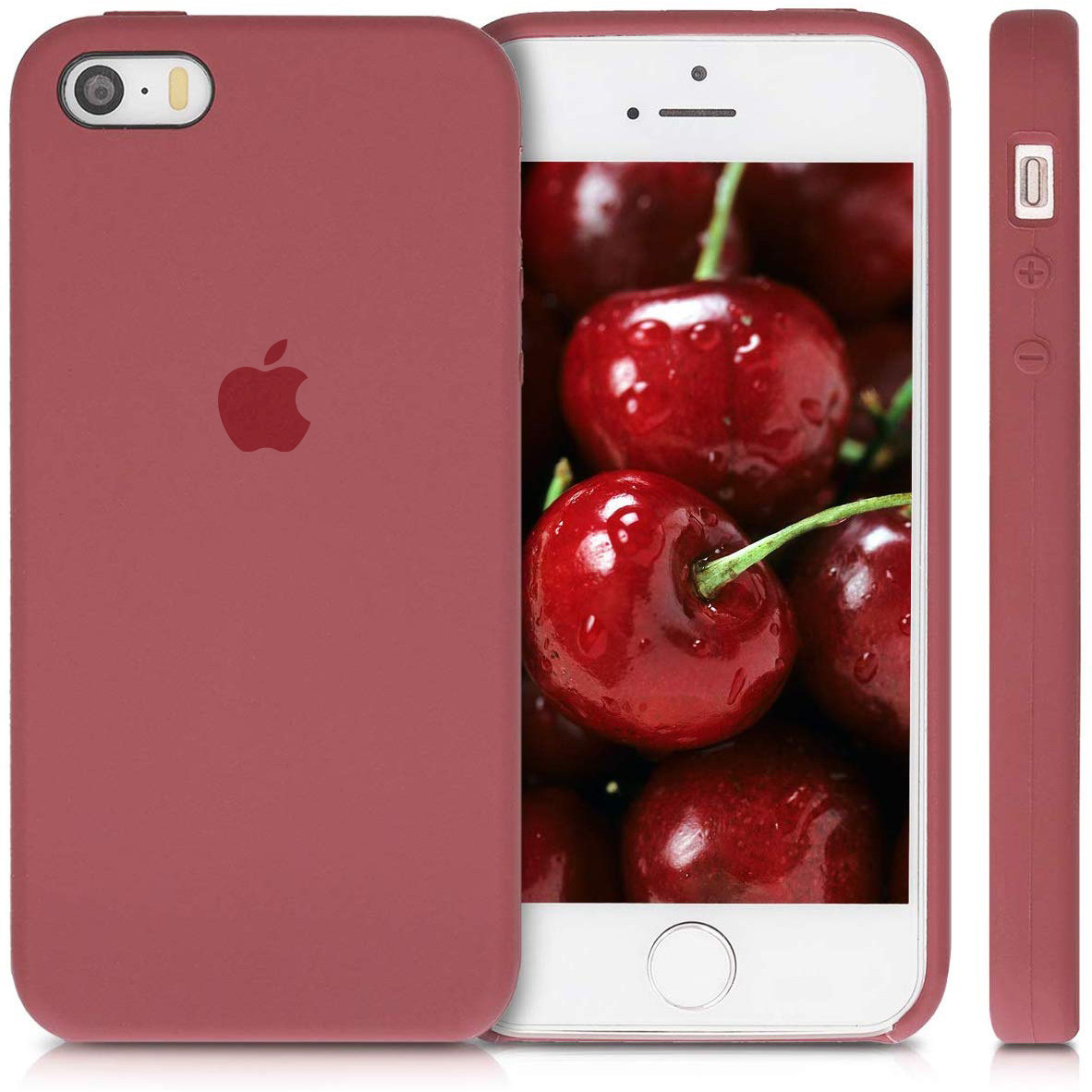 

Чехол Silicone Case (AA) для Apple iPhone 5/5S/SE, Бордовый / maroon