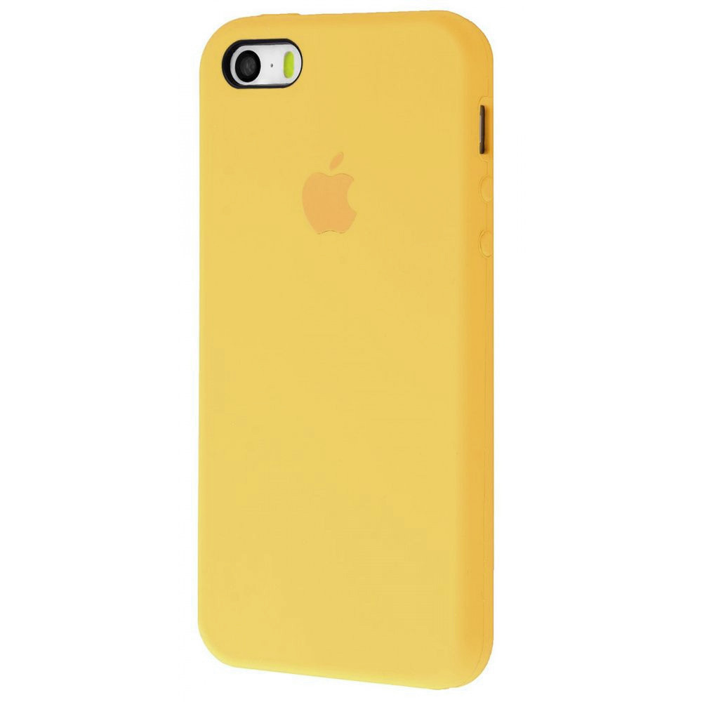 

Чехол Silicone Case (AA) для Apple iPhone 5/5S/SE, Золотой / gold