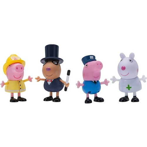 

Набор фигурок Peppa серии "Когда я вырасту" - ДРУЗЬЯ ПЕППЫ, ПРОФЕССИИ (4 фигурки)