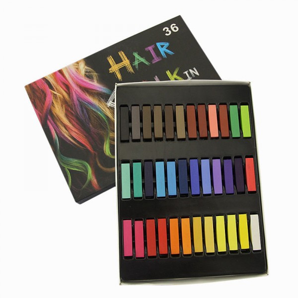 

Мелки для волос Hair Chalk, 36 шт.