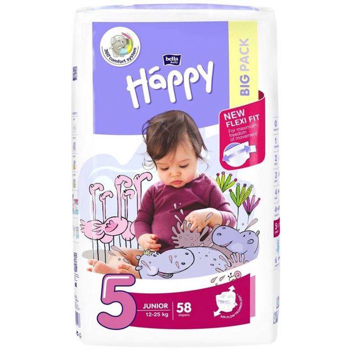 

Подгузники Bella Happy Junior 5 (12-25 кг), 58 шт