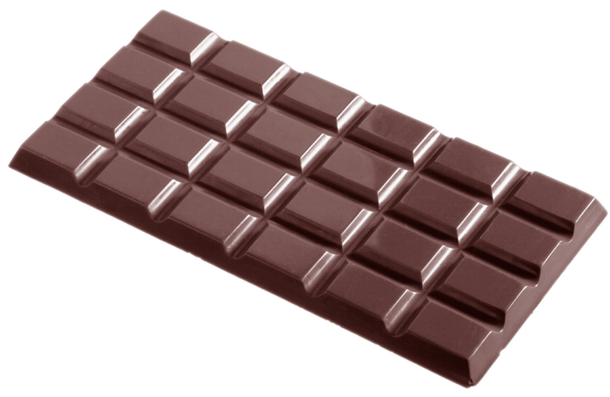 

Форма для шоколада Плитка класcическая 100x50x5 мм Chocolate World 2017 CW