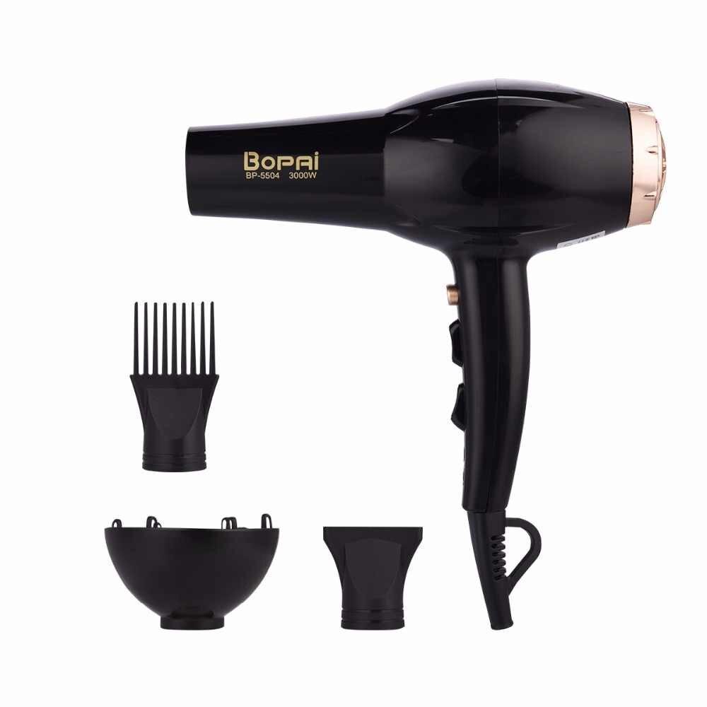 

Фен для волос Bopai BP-5504 с диффузором 3000Вт Black