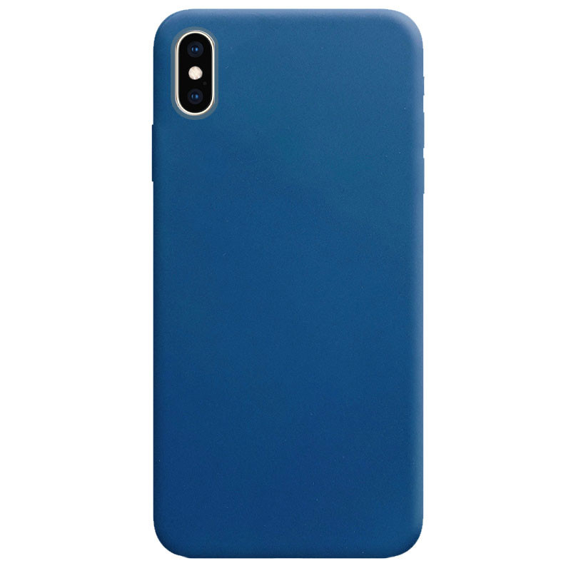 

Силиконовый чехол Candy для Apple iPhone XS Max (6.5") Синий