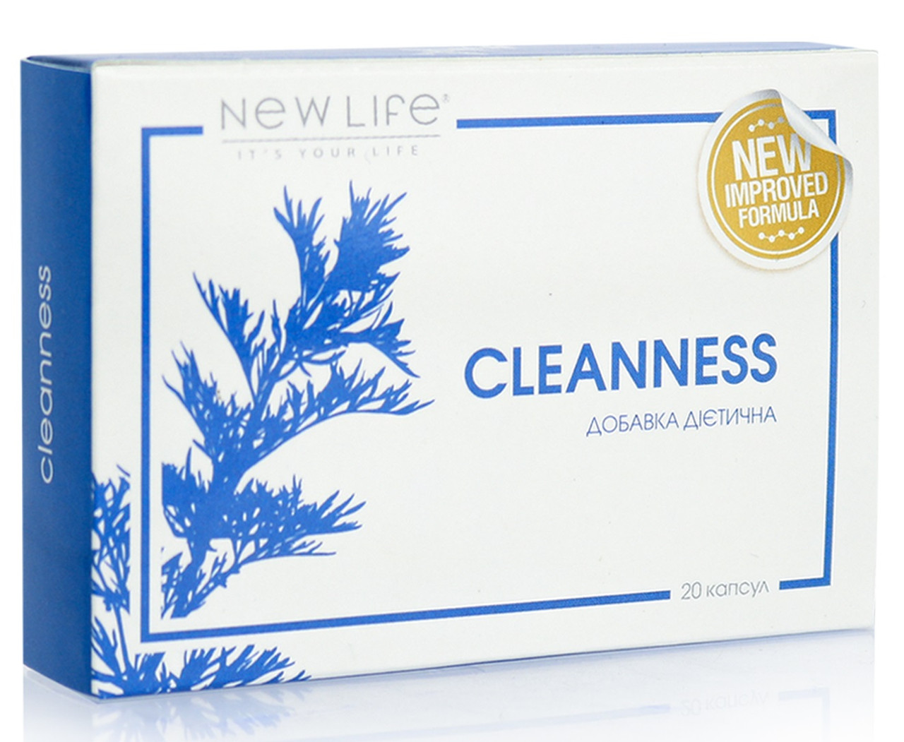 

Cleanness (Клинэс) Новая Жизнь (New Life) 20 капсул - добавка диетическая Чистота