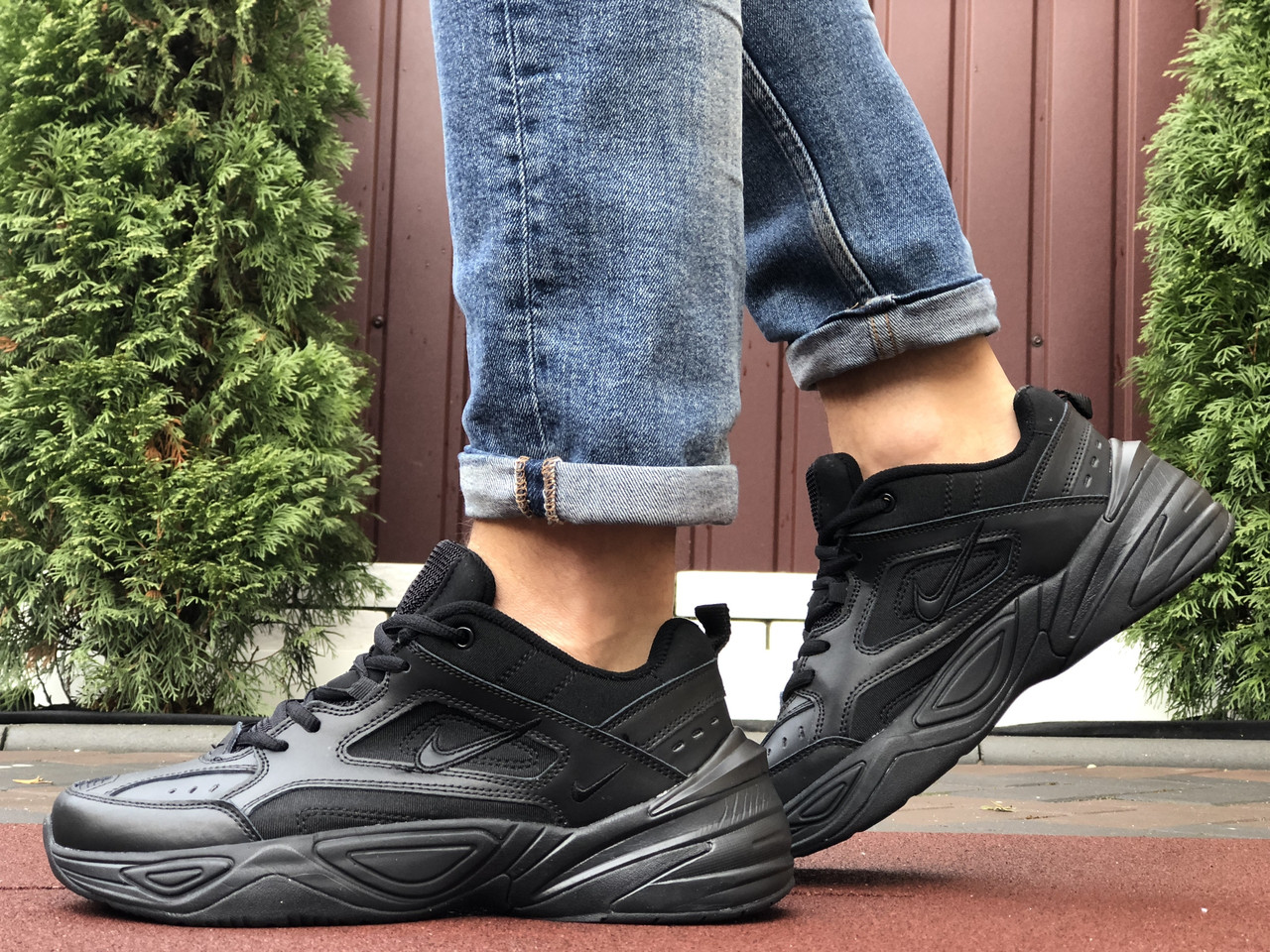 

Мужские кроссовки в стиле Nike Найк M2K Tekno, черные. 44 (28,5 см), Черный