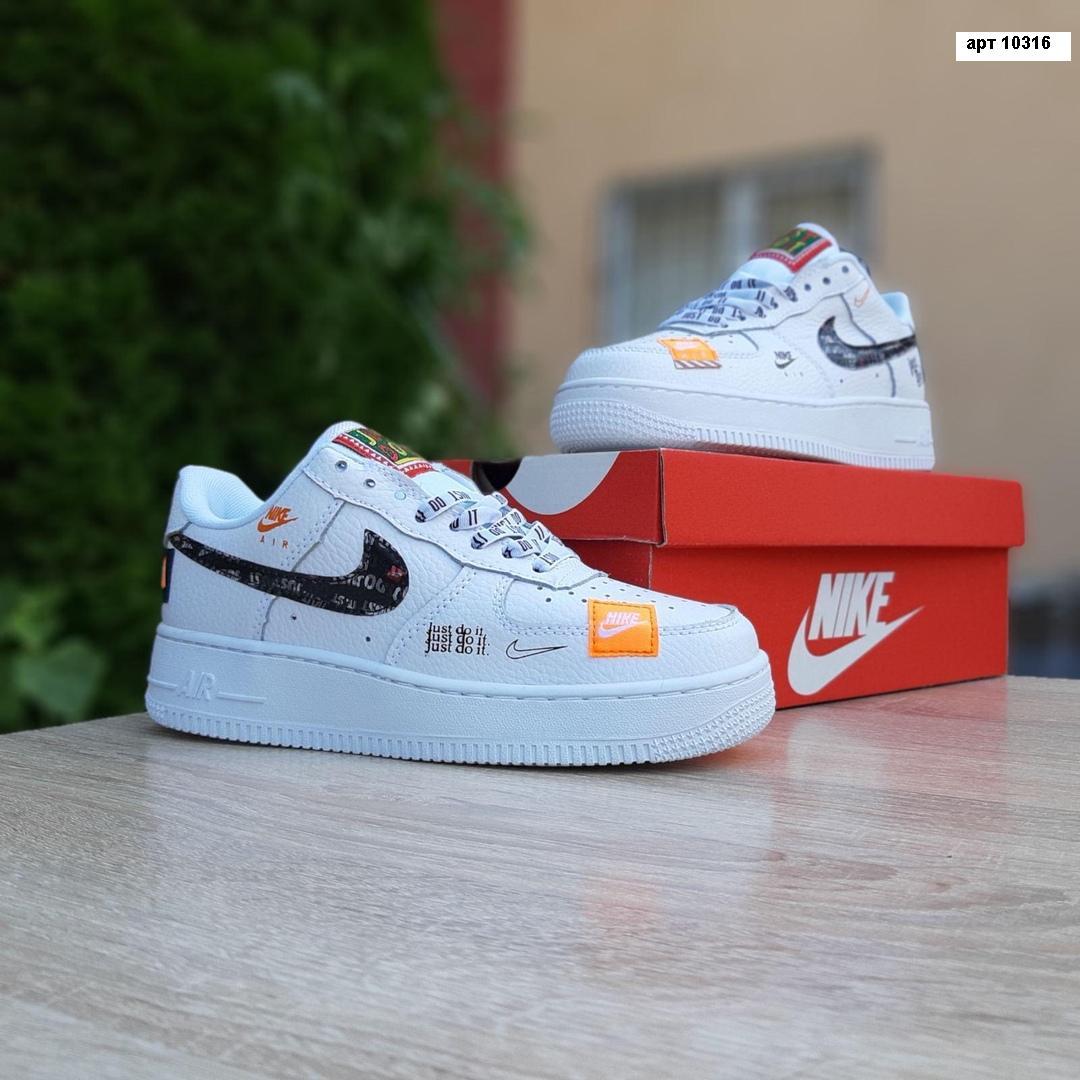 

Мужские кроссовки в стиле Nike Найк Air Force 1 x Off-White Low Just Do It Pack, белые. 44 (28 см), Белый