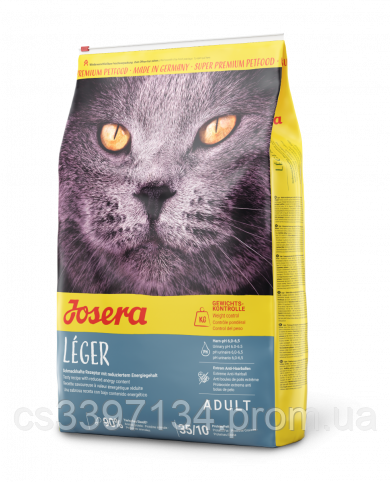 

Корм Josera Leger для стерилізованих кішок і кастрованих котів 10 кг