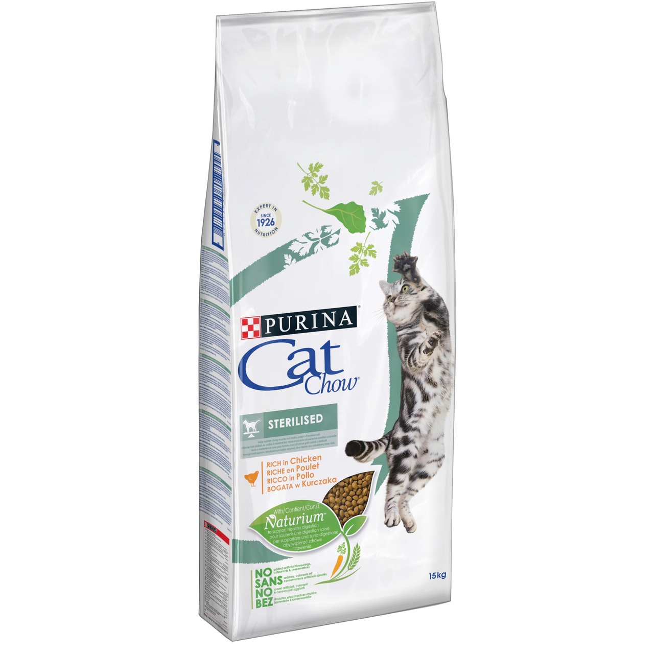 

Сухой корм Cat Chow Sterilised для стерилизованных кошек, с курицей, 15 кг