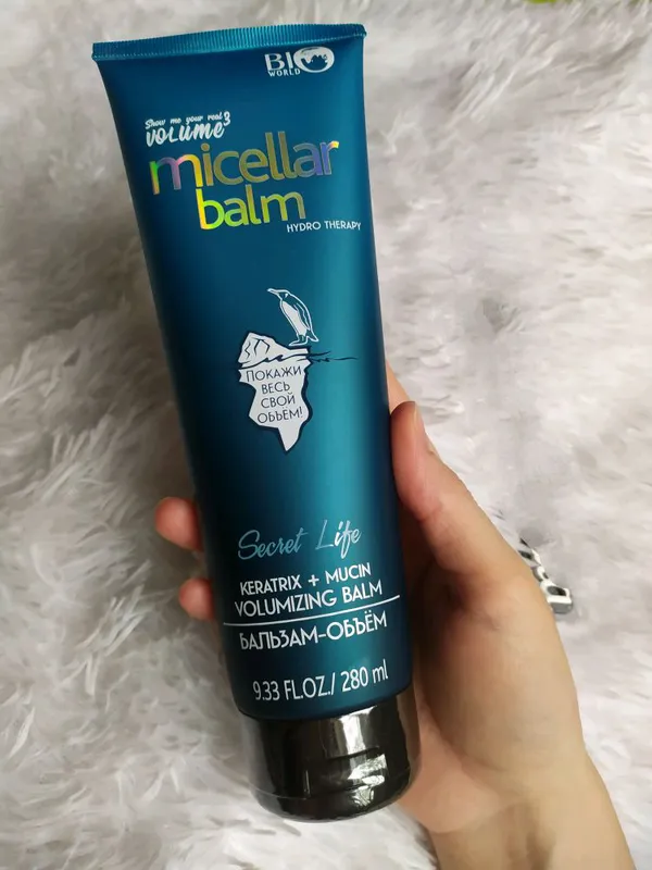 

Бальзам-объем для волос Bio World Secret Life Hydro Keratrix+Муцин, 280 мл