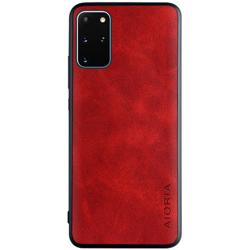 

Кожаный чехол AIORIA Vintage для Samsung Galaxy S20+, Красный