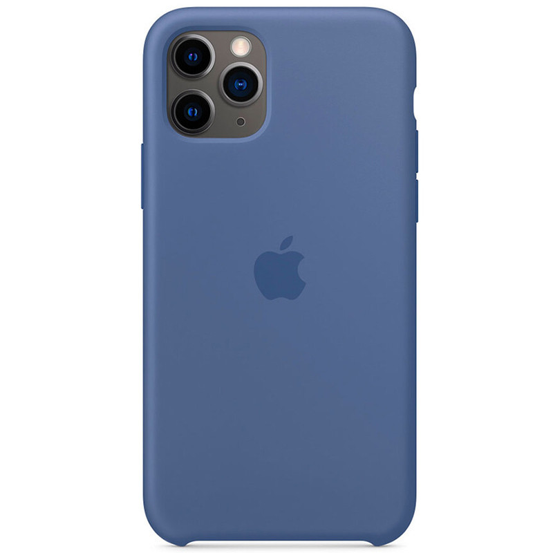 

Чехол Silicone case (AAA) для Apple iPhone 11 Pro (5.8"), Синий / linen blue