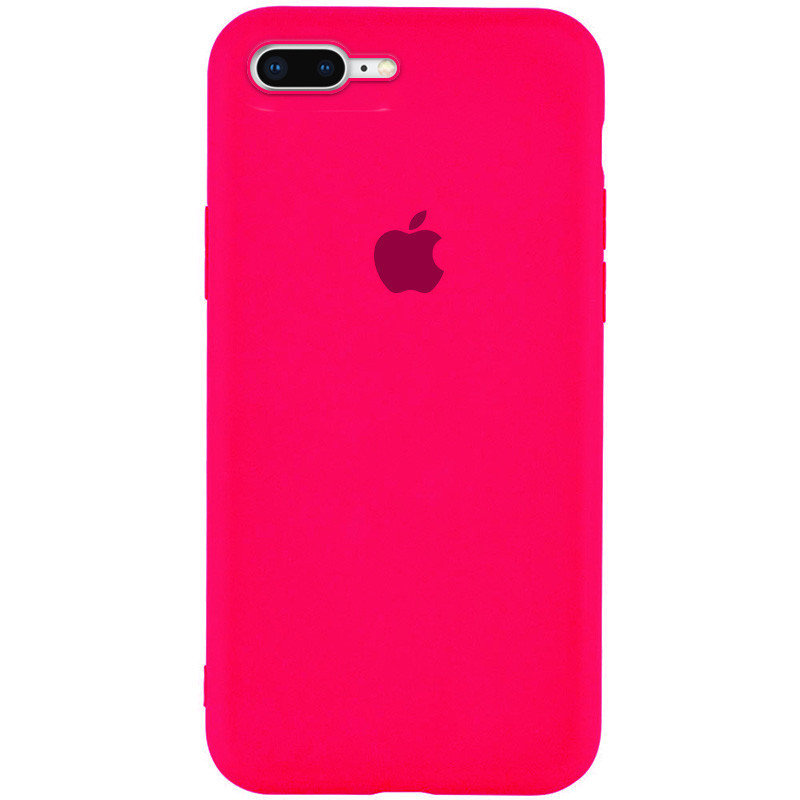 

Чехол Silicone Case Slim Full Protective для Apple iPhone 7 plus / 8 plus (5.5"), Розовый / shiny pink