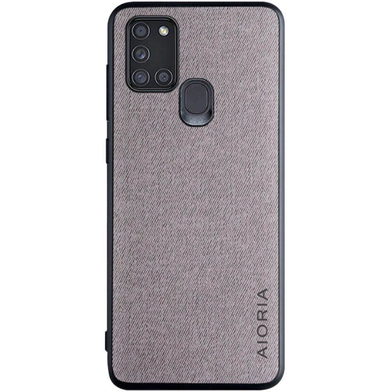 

Чехол AIORIA Textile PC+TPU для Samsung Galaxy A21s, Серый