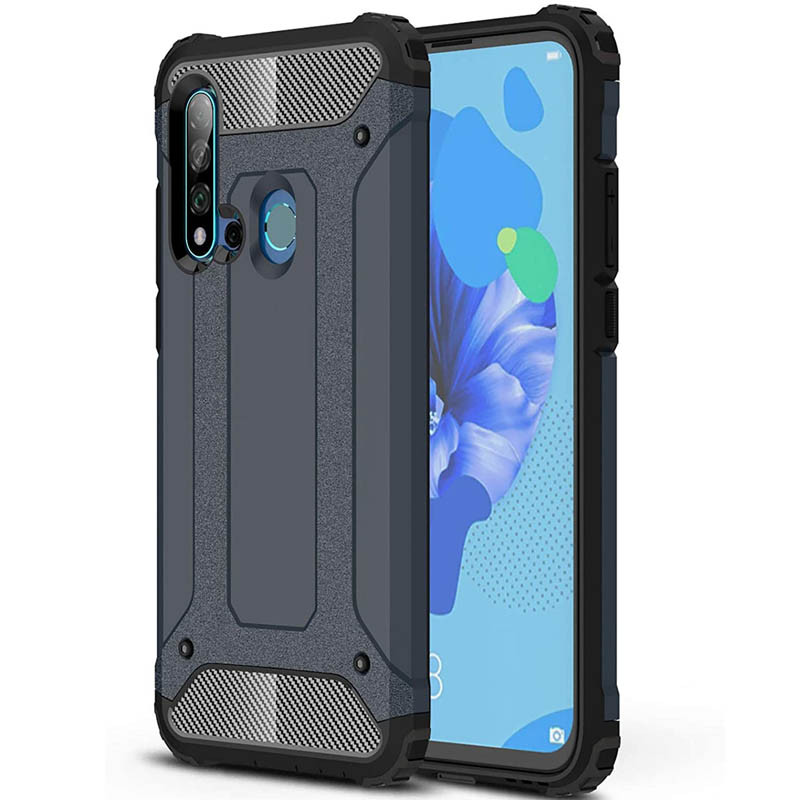 

Бронированный противоударный TPU+PC чехол Immortal для Huawei Nova 5i / P20 lite (2019), Золотой