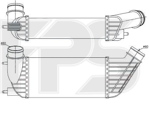 

Интеркулер CITROEN JUMPY 07- (артикул FP 54 T67-X)