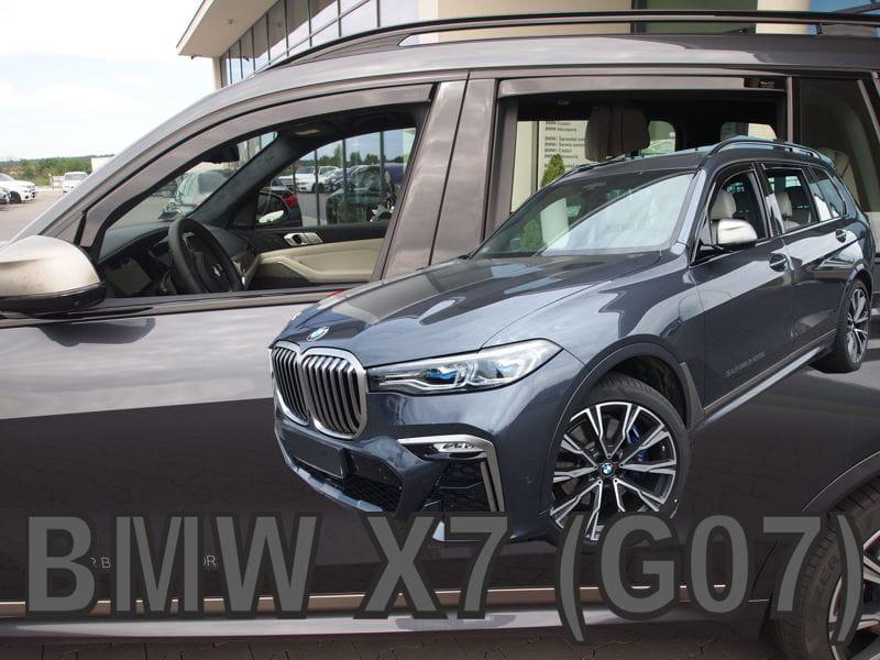 

Дефлекторы окон (ветровики) BMW X7 G07 2018 -> 5D (вставные, кт - 4шт)