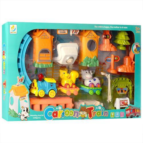 

Детская железная дорога Yuhui Toys Вагоны с животными КОД: 324-JD