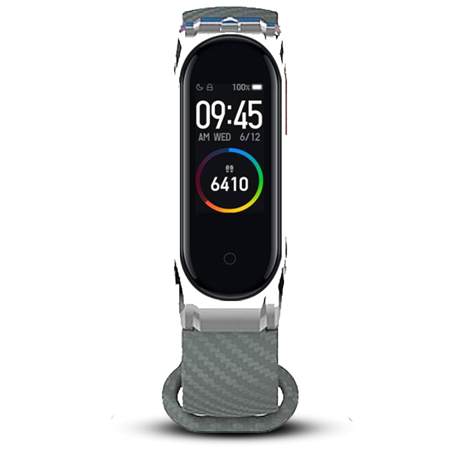 

Ремешок Mi Band 5 Carbon Sport Band серый