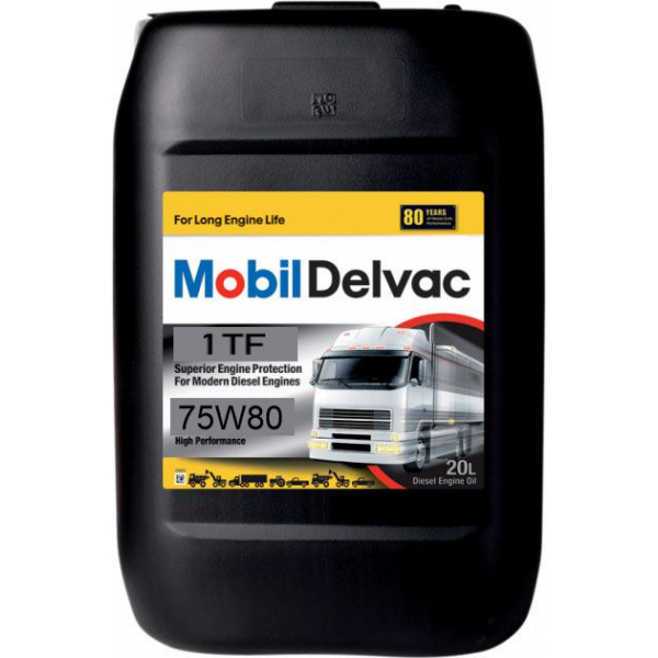 

Масло для грузового коммерческого транспорта Mobil Delvac 1 TF 75W80 20л