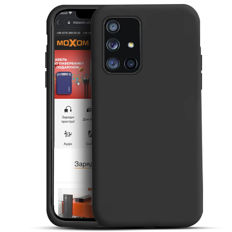 

Силикон SOFT Silicone Case Xiaomi Mi 6X / A2 (без лого) черный