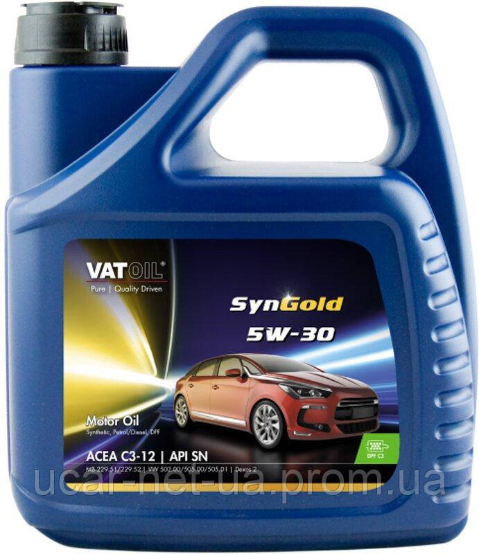 

Моторное масло VatOil SynGold 5W-30, 4 л (50026)