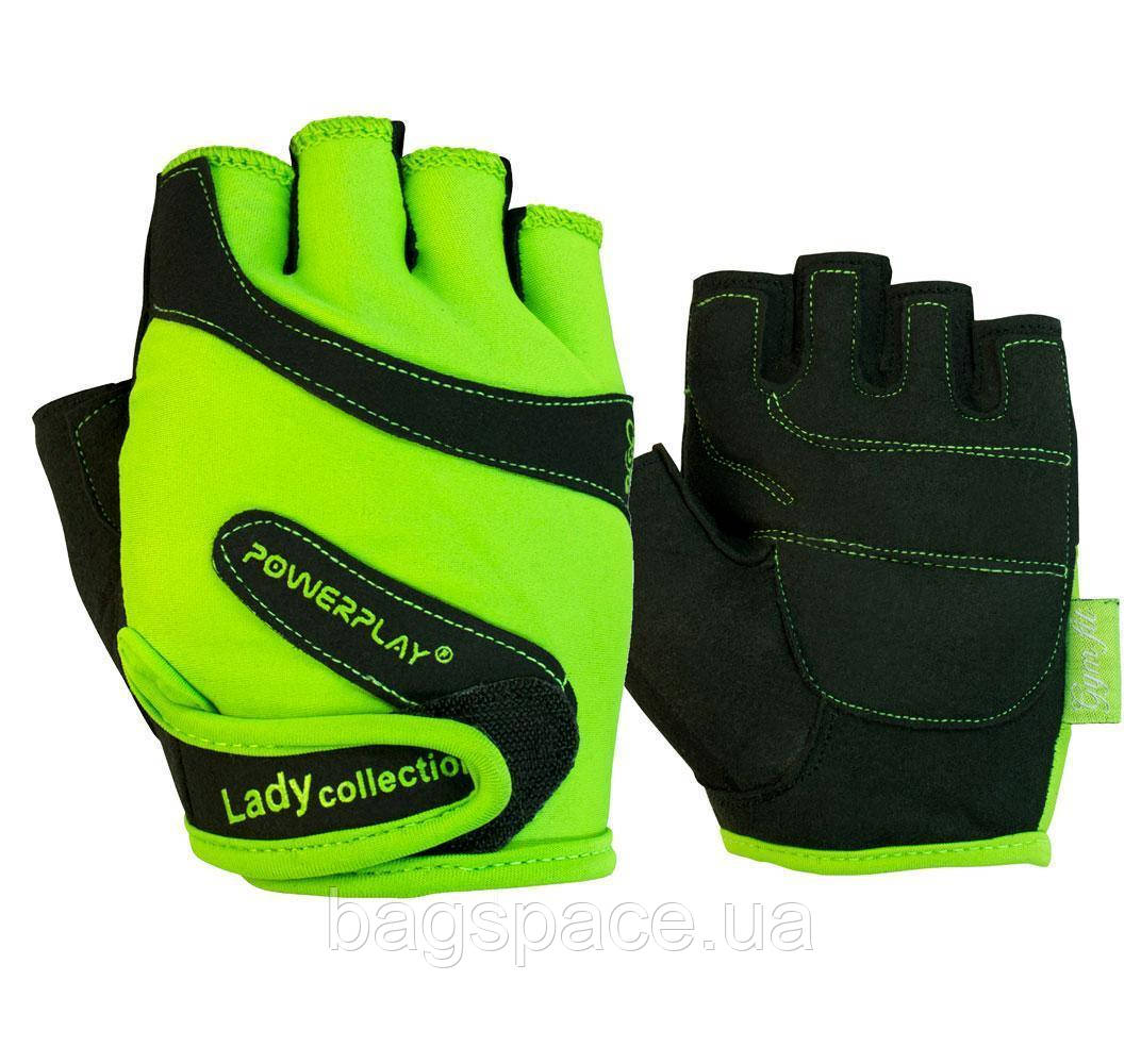 

Рукавички для фітнесу PowerPlay 1729 B XS Салатові PP1729BXSGreen, КОД: 1138799