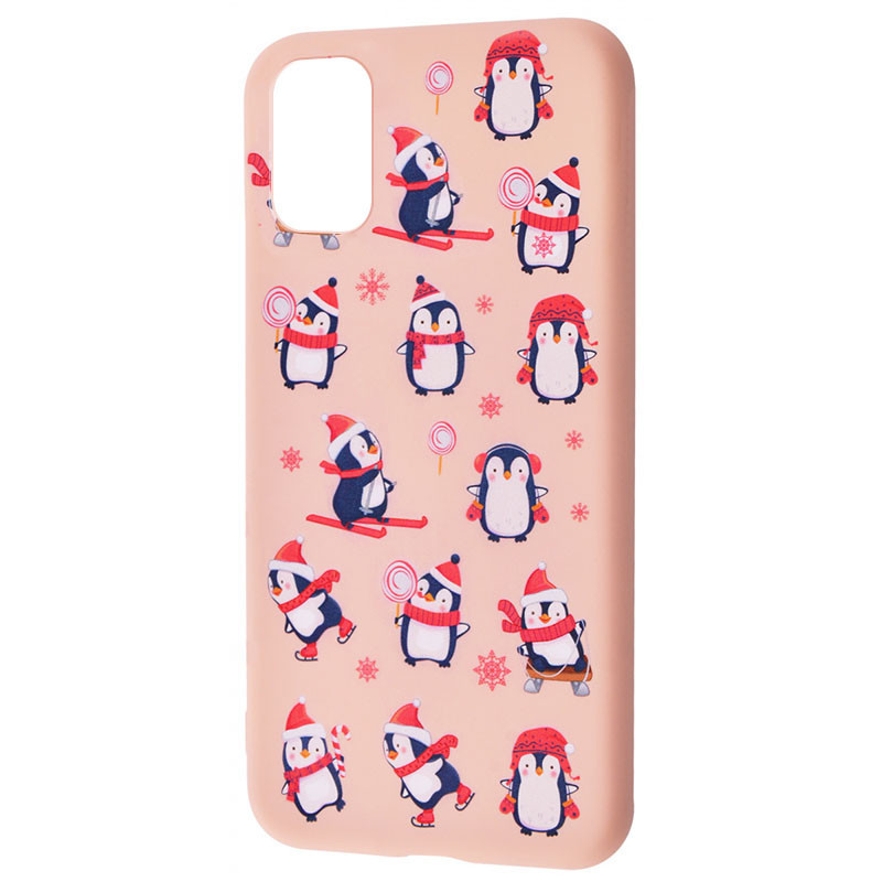 

TPU чехол WAVE Fancy для Samsung Galaxy S20 FE (Penguins / Pink sand