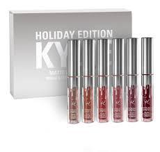 

Набор матовых жидких помад Kylie holiday edition (6 штук) (1030)