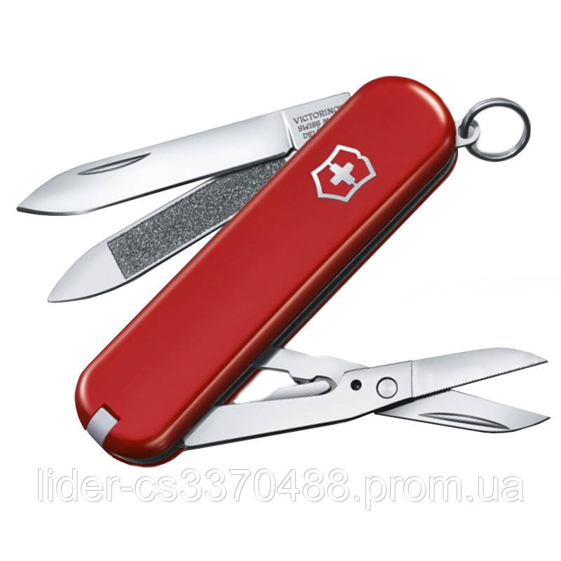 

Нож складной, мультитул Victorinox Executive 81 (65мм, 7 функций), красный 0.6423