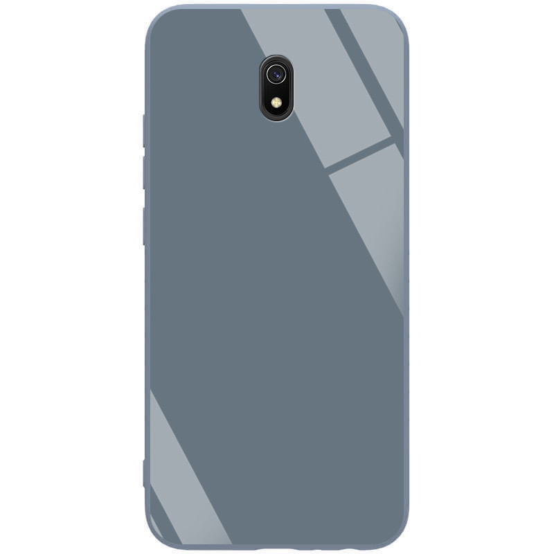 

TPU+Glass чехол GLOSSY для Xiaomi Redmi 8a, Серый / lavender gray