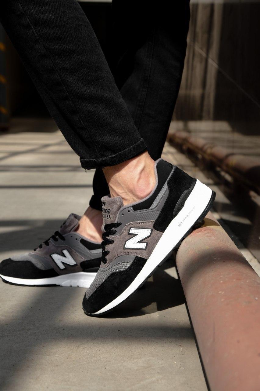 

Кроссовки New Balance 997 44 Black Gray, Черный с серым