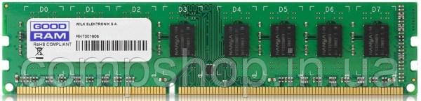 Пам'ять DDR3 RAM 8GB GOODRAM 1600MHz PC3-12800 1.35 V (GR1600D3V64L11/Нет в наличии