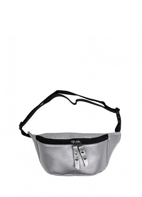 

Сумка на пояс бананка Sambag Tirso MTH серебро, Серебряный
