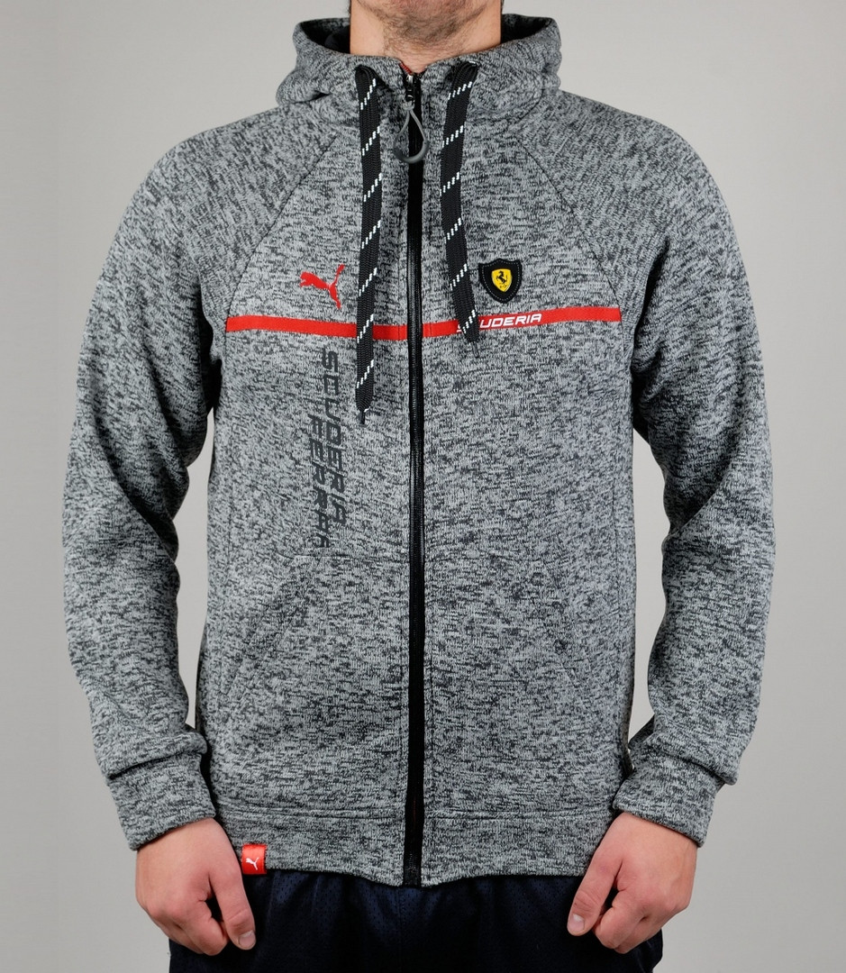 

Зимняя спортивная кофта (Puma-Ferrari-Scuderia-1702GREY) M