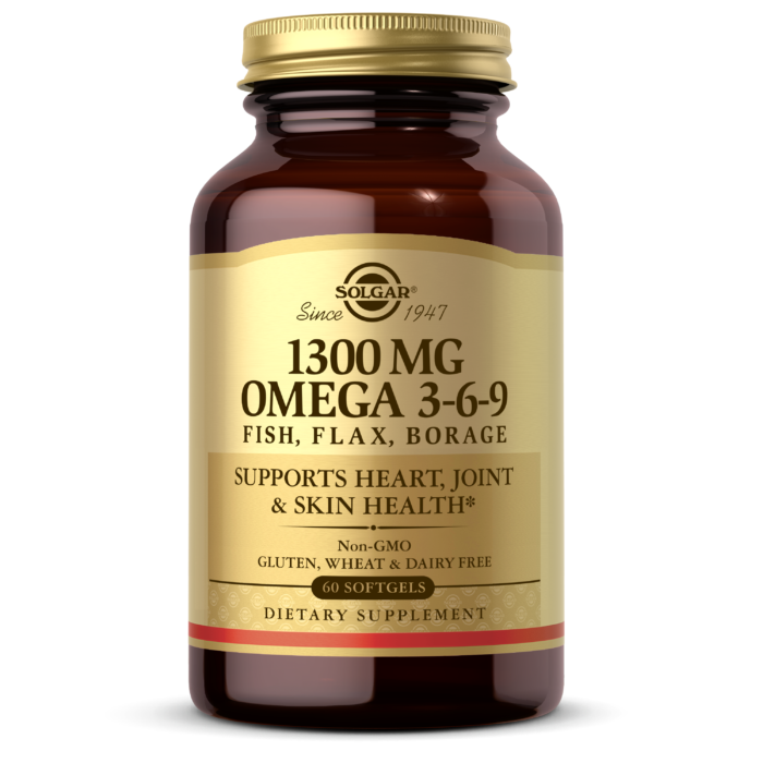 

Омега 3-6-9 Solgar Omega 3-6-9 1300 mg (60 капс) солгар