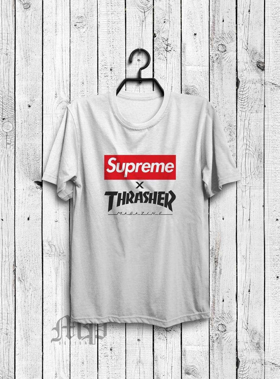 

Футболка Supreme x Thrasher (Суприм х Трешер)