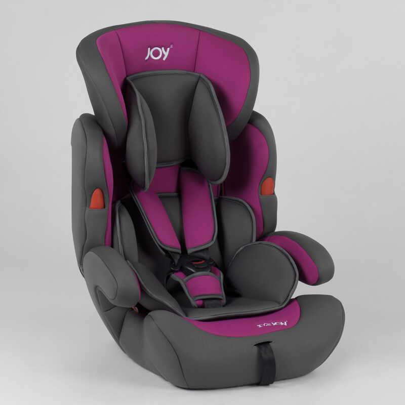 

Автокресло JOY NB-5003 (4) цвет серо-фиолетовый, универсальное от 9 до 36 кг, с бустером