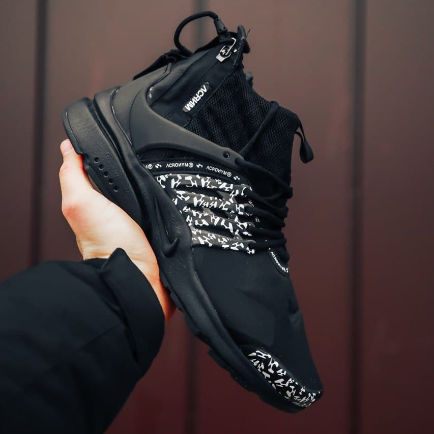 

Air Presto X Acronym Black | кроссовки мужские; черные; спортивные; найк; летние / весенние 45, Черный