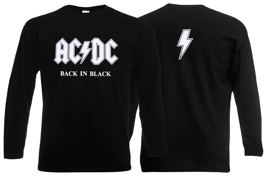 

Футболка длинный рукав AC/DC Back In Black