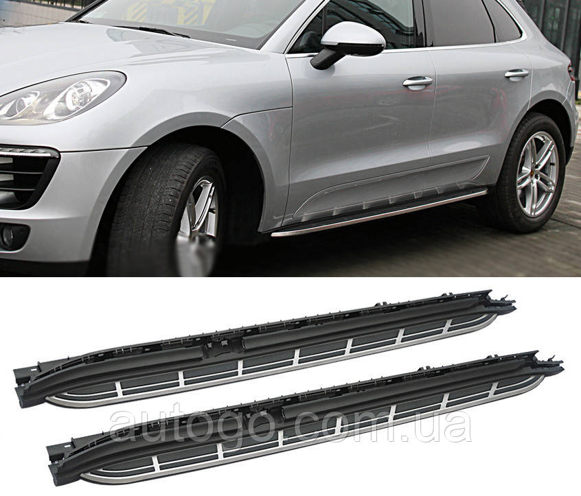 

Боковые пороги (2 шт) Porsche Macan 2014↗ гг.