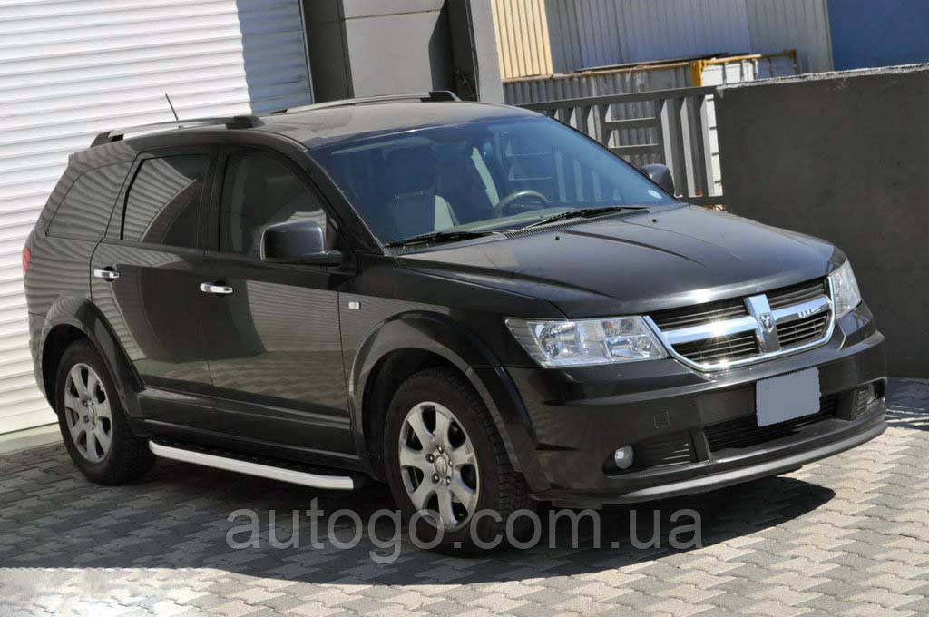 

Боковые пороги Fullmond (2 шт., алюминий) Fiat Freemont