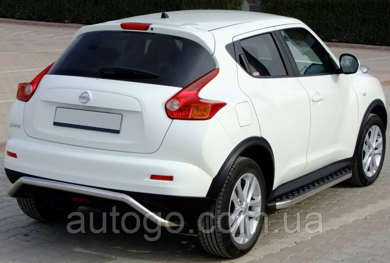 

Боковые пороги BlackLine (2 шт, алюминий) Nissan Juke 2010↗ гг.