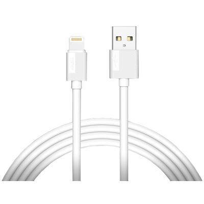 

Дата кабель USB 2.0 AM to Lightning 2.0m White T-L801 Black T-PHOX (T-L801(2) white), Белый