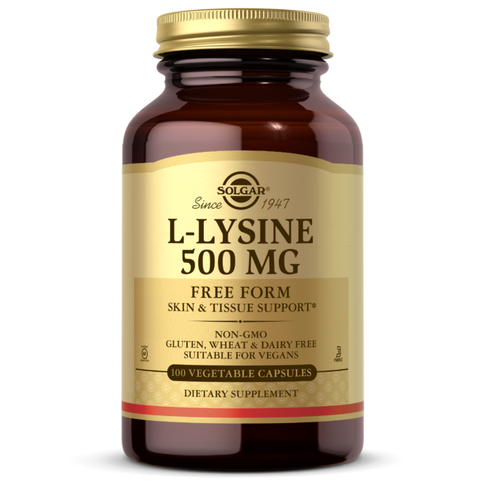 

Лизин Solgar L-Lysine 500 mg (100 капсул) солгар