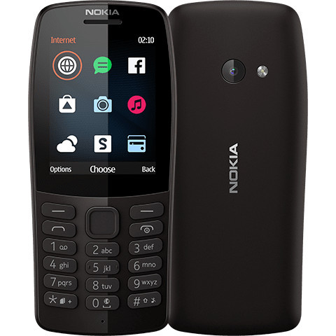 

Nokia 210 Dual SIM 2019 Black, Черный