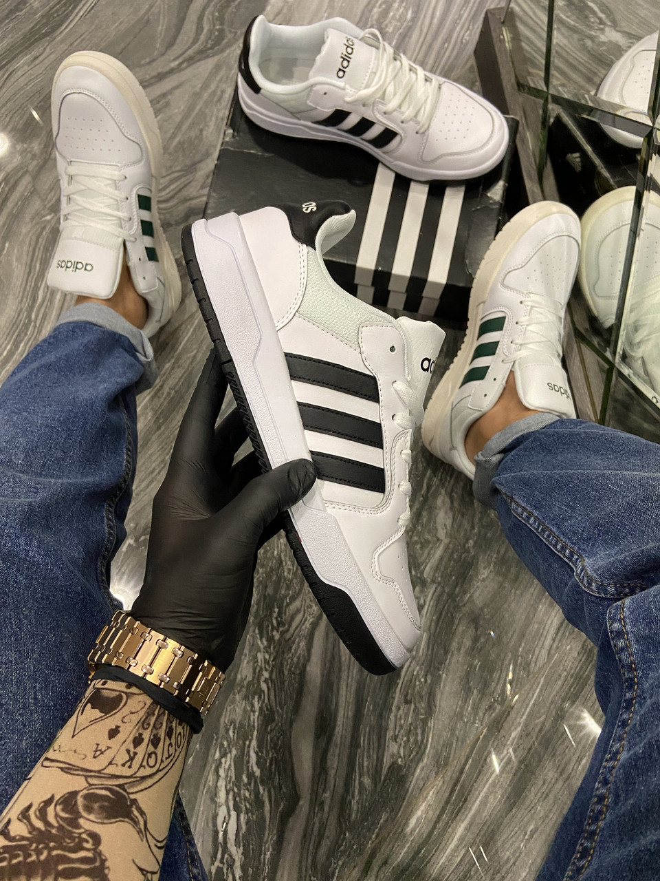 

Adidas Forum White Black (Белый) 43-44