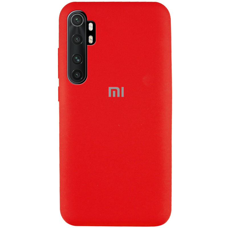 

Чехол Silicone Cover Full Protective (AA) для Xiaomi Mi Note 10 Lite, Красный / red