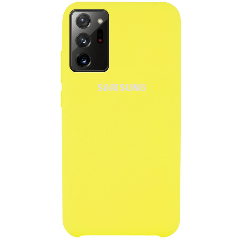 

Чехол Silicone Cover (AAA) для Samsung Galaxy Note 20 Ultra, Желтый / bright yellow